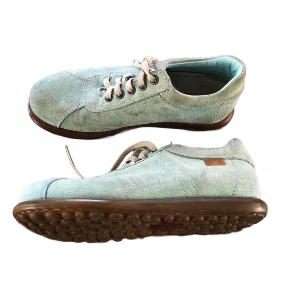 Camper light blue suede runners - Picture 4 of 5